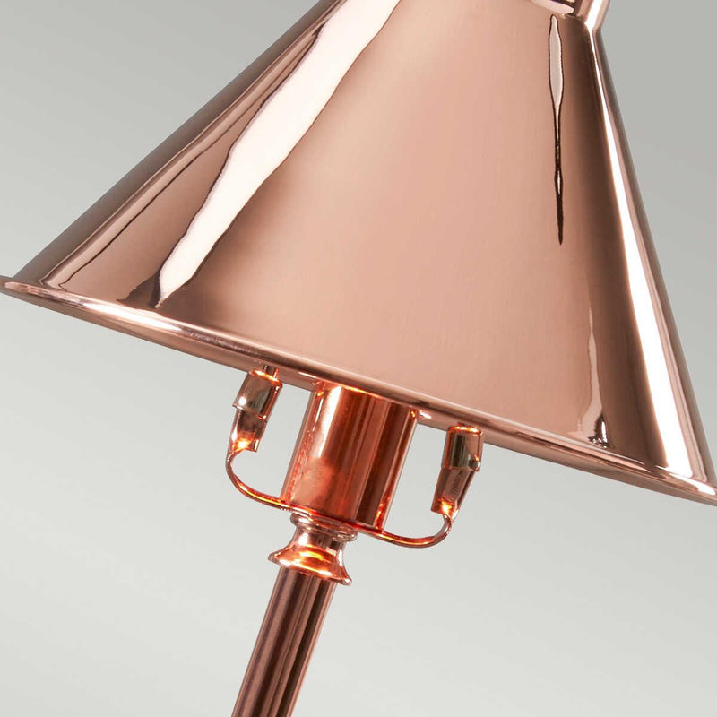 Elstead Provence 1 Light Polished Copper Stick Lamp 2