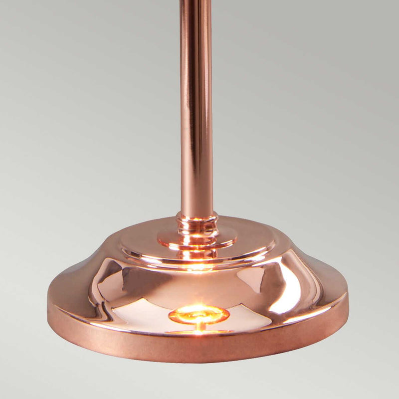 Elstead Provence 1 Light Polished Copper Stick Lamp 5