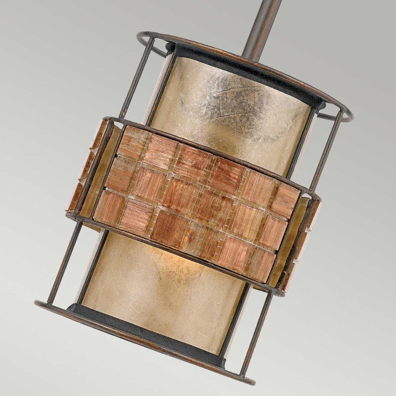 Quoizel Mini Copper Pendant Ceiling Light-Ceiling Pendant Lights-Elstead Lighting-6-Tiffany Lighting Direct