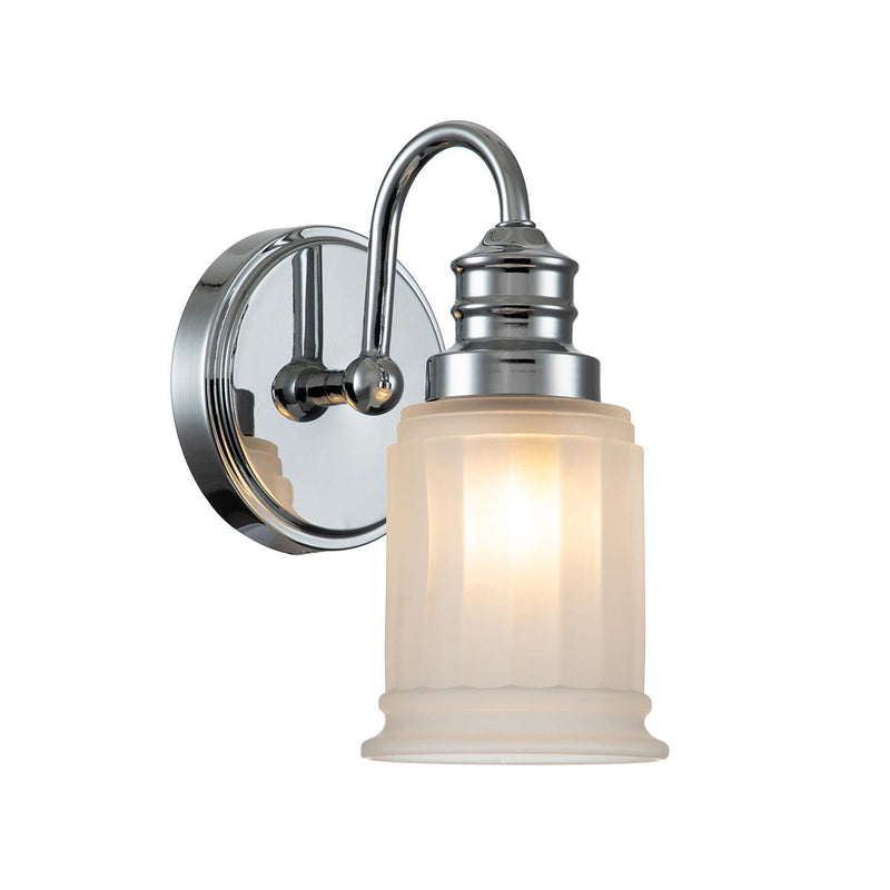 Quoizel Swell 1 Light Chrome Bathroom Wall Light