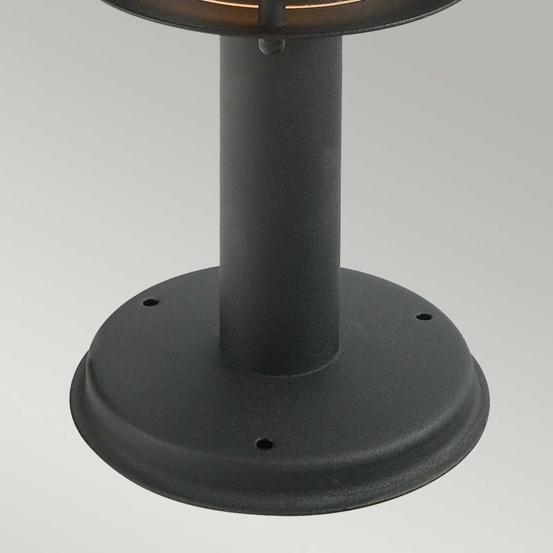 Elstead Stockholm Large Black Outdoor Pedestal Lantern