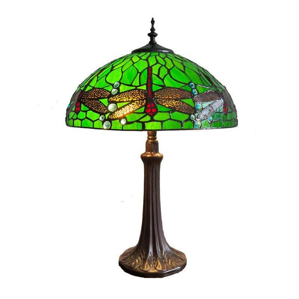 Green tiffany style deals lamp