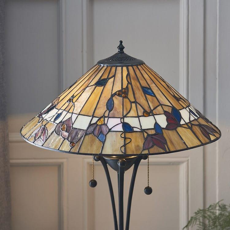 bernwood tiffany lamp Close Up Lit Image