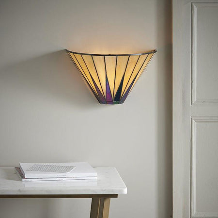 Interiors 1900 Dark Star Tiffany Wall Light