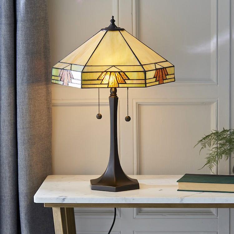 Interiors 1900 Nevada Tiffany Table Lamp