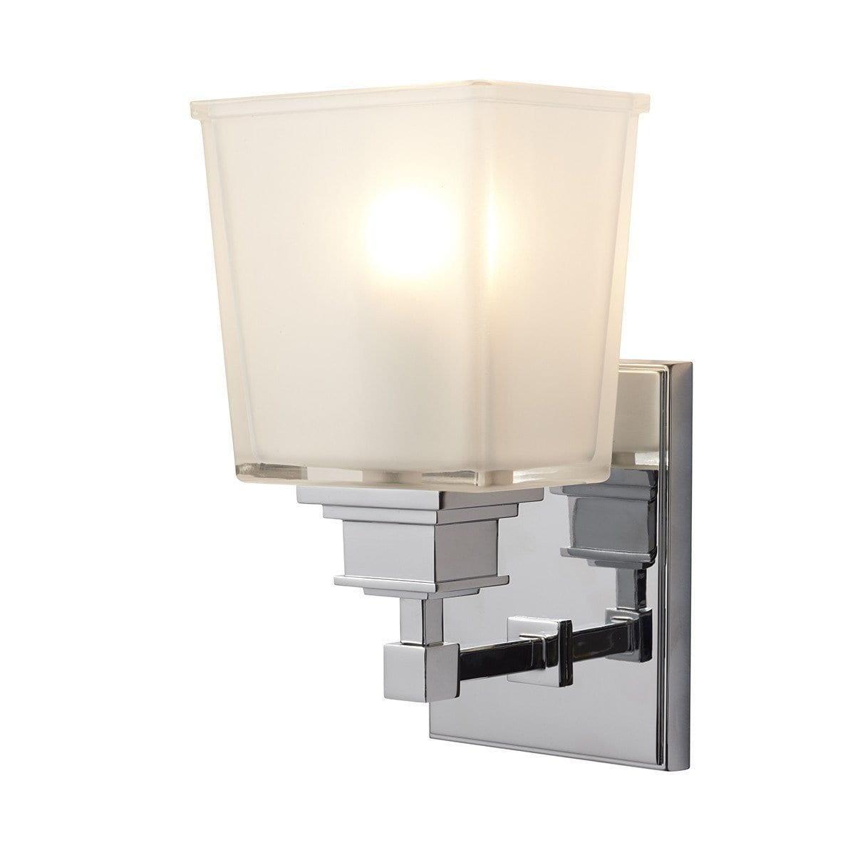 Traditional Bathroom Lights - Aylesbury Polished Chrome Finish Bathroom Wall Light BATH/AY1