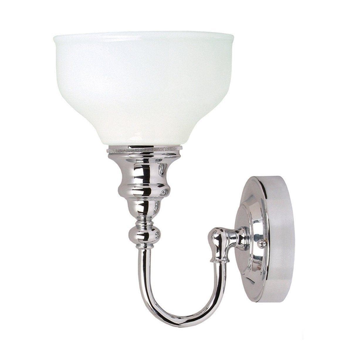 Traditional Bathroom Lights - Cheadle Polished Chrome Finish Bathroom Wall Light BATH/CD1