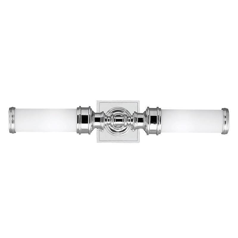 Traditional Bathroom Lights - Feiss Payne Ornate Polished Chrome Finish Twin Arm Bathroom Wall Light FE/PAYN-OR2 BATH