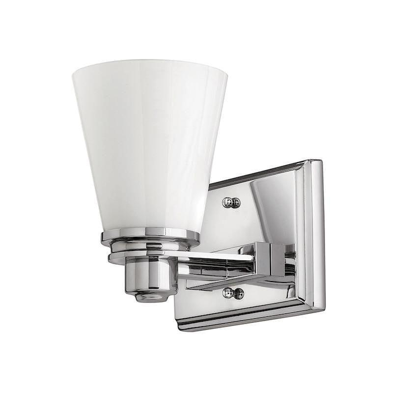 Traditional Bathroom Lights - Hinkley Avon Polished Chrome Finish Bathroom Wall Light HK/AVON1 BATH