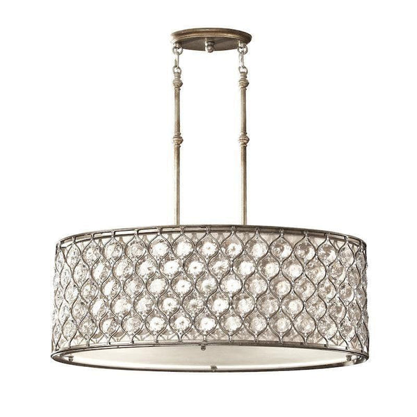 Traditional Ceiling Pendant Lights - Feiss Lucia Pendant Chandelier Ceiling Light FE/LUCIA/P/A