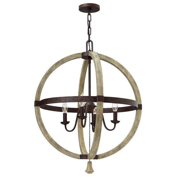 Traditional Ceiling Pendant Lights - Hinkley Middlefield 4lt Pendant Chandelier Ceiling Light HK/MIDDLEFIELDP4