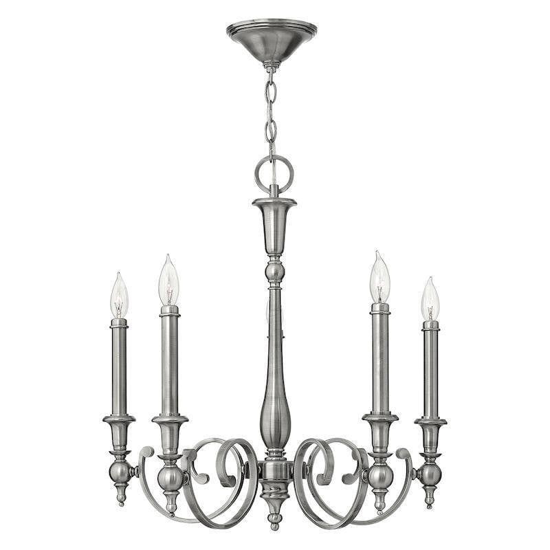 Traditional Ceiling Pendant Lights - Hinkley Yorktown 5lt Chandelier Ceiling Light HK/YORKTOWN5