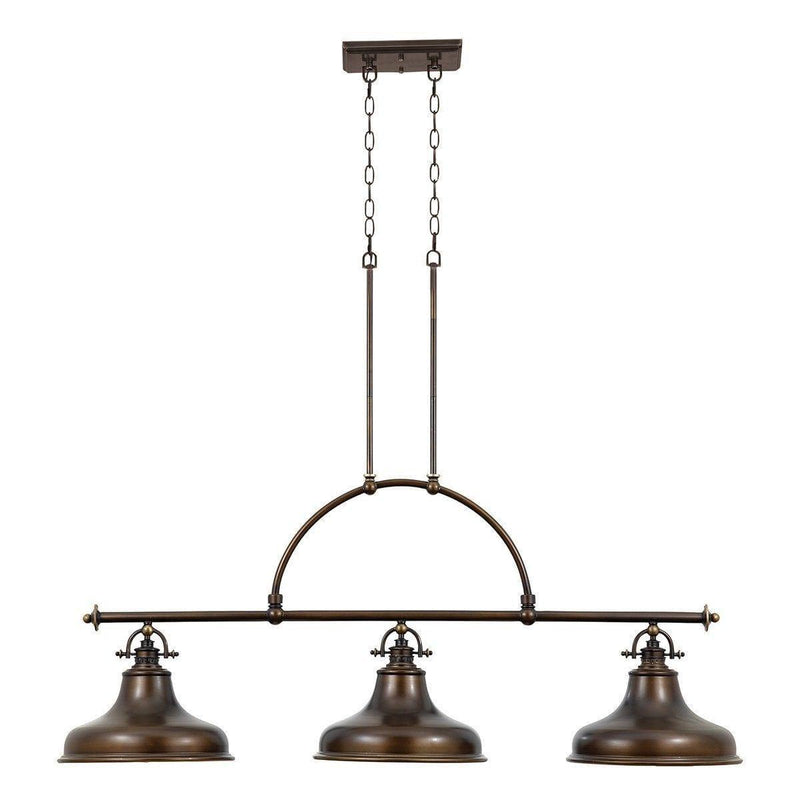 Traditional Ceiling Pendant Lights - Quoizel Emery Island Ceiling Light QZ/EMERY3P PN