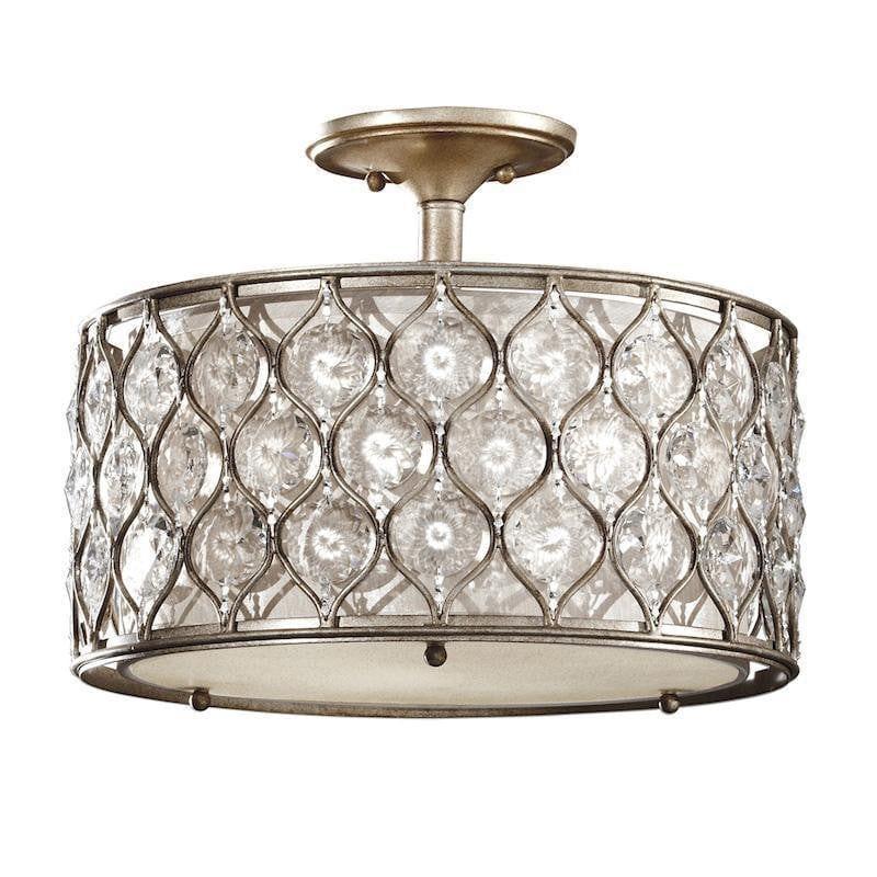 Traditional Flush & Semi Flush Ceiling Lights - Feiss Lucia Semi-Flush Ceiling Light FE/LUCIA/SF