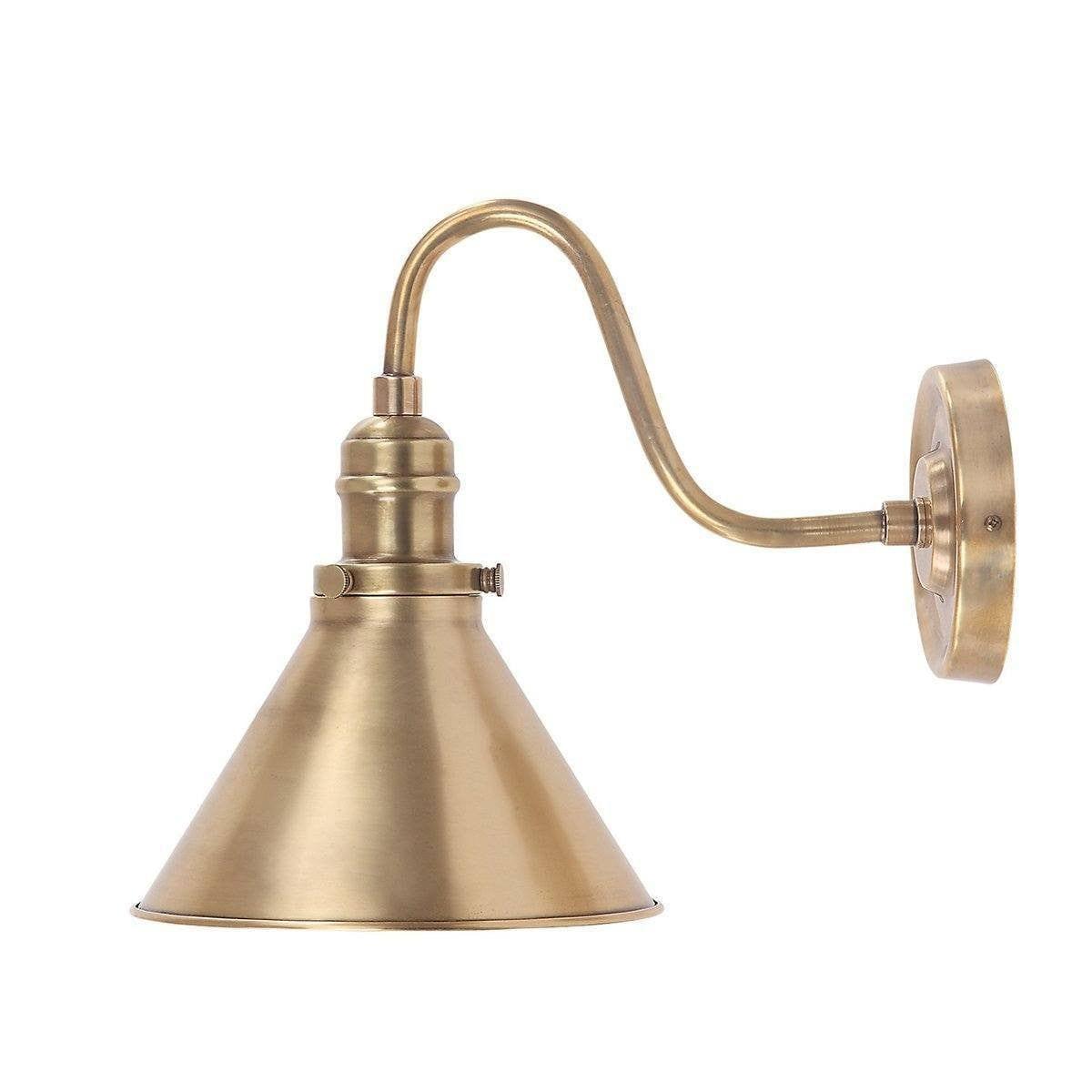 Traditional Wall Lights - Elstead Provence Adged Brass 1lt Wall Light PV1 AB 1